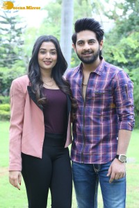 Banaras movie press meet attended by actors Zaid Khan and Sonal Monteiro