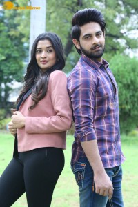 Banaras movie press meet attended by actors Zaid Khan and Sonal Monteiro