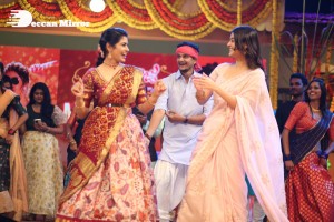 Bangarraju Grand Musical Night attended by Akkineni Nagarjuna, Naga Chaitanya, Krithi Shetty, Faria Abdullah and others.