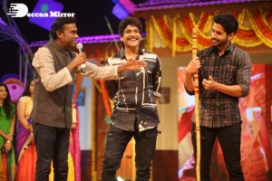 Bangarraju Grand Musical Night attended by Akkineni Nagarjuna, Naga Chaitanya, Krithi Shetty, Faria Abdullah and others.