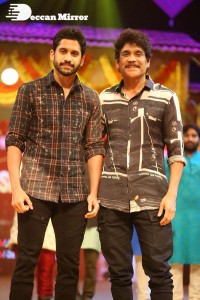 Bangarraju Grand Musical Night attended by Akkineni Nagarjuna, Naga Chaitanya, Krithi Shetty, Faria Abdullah and others.