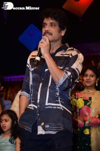 Bangarraju Grand Musical Night attended by Akkineni Nagarjuna, Naga Chaitanya, Krithi Shetty, Faria Abdullah and others.