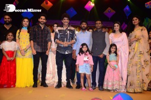 Bangarraju Grand Musical Night attended by Akkineni Nagarjuna, Naga Chaitanya, Krithi Shetty, Faria Abdullah and others.