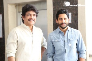 Bangarraju Press Meet attended by Akkineni Nagarjuna and Naga Chaitanya