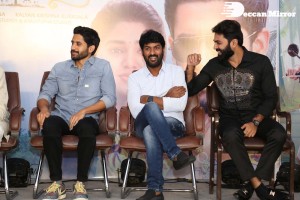 Bangarraju Press Meet attended by Akkineni Nagarjuna and Naga Chaitanya
