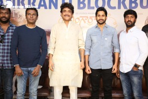 Bangarraju Press Meet attended by Akkineni Nagarjuna and Naga Chaitanya