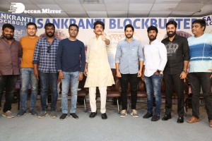 Bangarraju Press Meet attended by Akkineni Nagarjuna and Naga Chaitanya