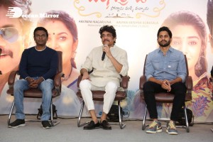 Bangarraju Press Meet attended by Akkineni Nagarjuna and Naga Chaitanya