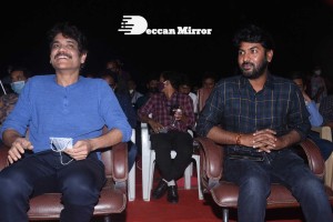Bangarraju movie press meet attended by Nagarjuna and Krithi Shetty