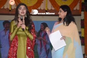 Bangarraju movie press meet attended by Nagarjuna and Krithi Shetty