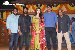 Bangarraju movie press meet attended by Nagarjuna and Krithi Shetty