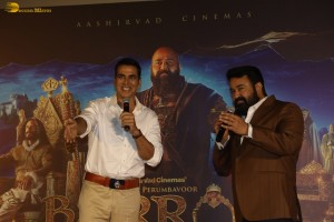Barroz Trailer Launch attended by Mohanlal and Akshay Kumar