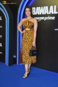 Bawaal Screening attended by Varun Dhawan, Janhvi Kapoor, Rakul Preet Singh, Mrunal Thakur, Pragya Jaiswal, Vedhika Kumar, and others
