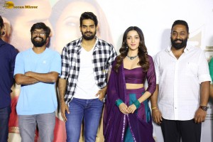 Bedurulanka Teaser Launch attended by Kartikeya and Neha Shetty