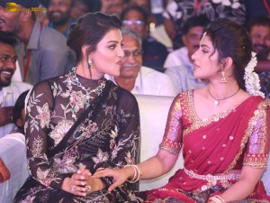 Bhagavanth Kesari Trailer Launch attended by Nandamuri Balakrishna, Sreeleela, Kajal Aggarwal, and others