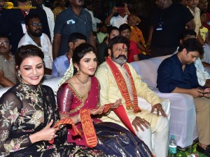 Bhagavanth Kesari Trailer Launch attended by Nandamuri Balakrishna, Sreeleela, Kajal Aggarwal, and others