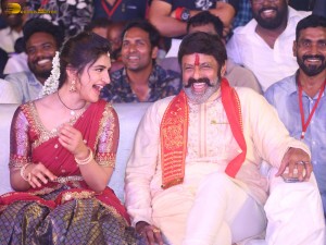 Bhagavanth Kesari Trailer Launch attended by Nandamuri Balakrishna, Sreeleela, Kajal Aggarwal, and others