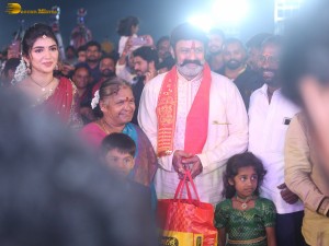 Bhagavanth Kesari Trailer Launch attended by Nandamuri Balakrishna, Sreeleela, Kajal Aggarwal, and others
