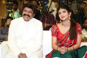 Bhagavanth Kesari Blockbuster Dawath Celebrations attended by Nandamuri Balakrishna, Sreeleela, Arjun Rampal, Anil Ravipudi, Thaman, and Dil Raju
