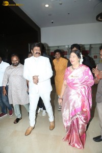 Bhagavanth Kesari Blockbuster Dawath Celebrations attended by Nandamuri Balakrishna, Sreeleela, Arjun Rampal, Anil Ravipudi, Thaman, and Dil Raju