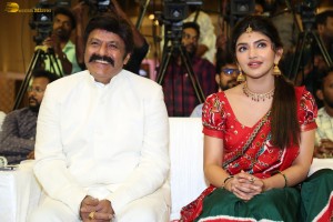 Bhagavanth Kesari Blockbuster Dawath Celebrations attended by Nandamuri Balakrishna, Sreeleela, Arjun Rampal, Anil Ravipudi, Thaman, and Dil Raju