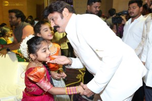 Bhagavanth Kesari Blockbuster Dawath Celebrations attended by Nandamuri Balakrishna, Sreeleela, Arjun Rampal, Anil Ravipudi, Thaman, and Dil Raju