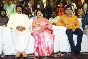 Bhagavanth Kesari Blockbuster Dawath Celebrations attended by Nandamuri Balakrishna, Sreeleela, Arjun Rampal, Anil Ravipudi, Thaman, and Dil Raju