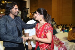 Bhagavanth Kesari Blockbuster Dawath Celebrations attended by Nandamuri Balakrishna, Sreeleela, Arjun Rampal, Anil Ravipudi, Thaman, and Dil Raju