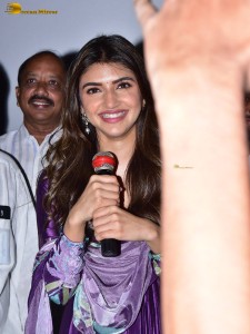 Bhagavanth Kesari Blockbuster Sher Tour attended by Sreeleela and Anil Ravipudi