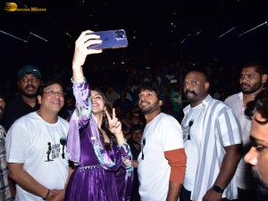 Bhagavanth Kesari Blockbuster Sher Tour attended by Sreeleela and Anil Ravipudi