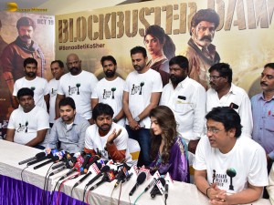 Bhagavanth Kesari Blockbuster Sher Tour attended by Sreeleela and Anil Ravipudi