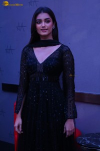 actress Bhagyashri Borse beautiful in a black salwar dress