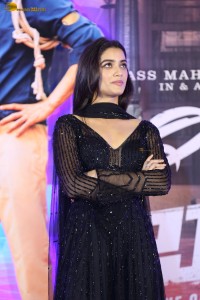 actress Bhagyashri Borse beautiful in a black salwar dress