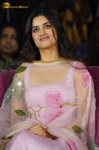 actress Bhagyashri Borse gorgeous in a pink dress