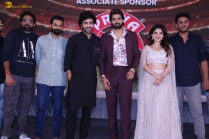 Bhaje Vaayu Vegam Pre-Release attended by Kartikeya Gummakonda and Iswarya Menon