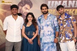 Bhaje Vaayu Vegam Success Meet attended by Kartikeya, Iswarya Menon, and other cast and crew