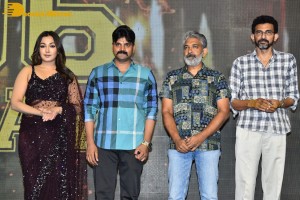 Bhala Thandanana Pre-Release Event attended by Catherine Tresa, Sree Vishnu, SS Rajamouli and Sekhar Kammula
