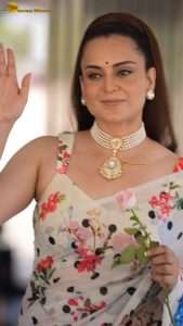 Kangana Ranaut and Girija Oak promote Bharat Bhhagya Viddhaata