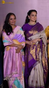 Bharat Bhhagya Viddhaata Trailer Launch attended by Kangana Ranaut, Smita Tambe, and Girija Oak
