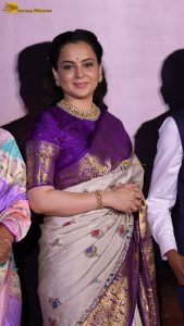 Bharat Bhhagya Viddhaata Trailer Launch attended by Kangana Ranaut, Smita Tambe, and Girija Oak