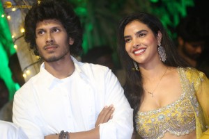 Bharathanatyam Pre-Release Event attended by Surya Teja Aelay, Meenakshi Goswami, and Shivathmika Rajashekar