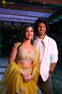 Bharathanatyam Pre-Release Event attended by Surya Teja Aelay, Meenakshi Goswami, and Shivathmika Rajashekar