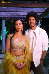 Bharathanatyam Pre-Release Event attended by Surya Teja Aelay, Meenakshi Goswami, and Shivathmika Rajashekar