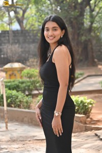 actress Bhavana Vazhapandal sexy looks in a black dress