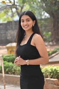 actress Bhavana Vazhapandal sexy looks in a black dress