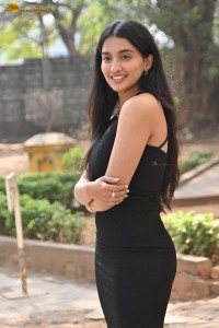actress Bhavana Vazhapandal sexy looks in a black dress