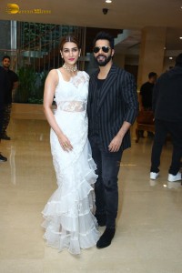 Thodelu movie press meet attended by Kriti Sanon and Varun Dhawan