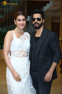 Thodelu movie press meet attended by Kriti Sanon and Varun Dhawan