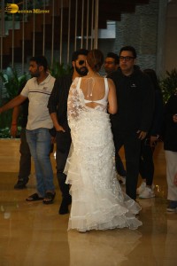 Thodelu movie press meet attended by Kriti Sanon and Varun Dhawan