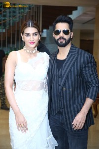 Thodelu movie press meet attended by Kriti Sanon and Varun Dhawan